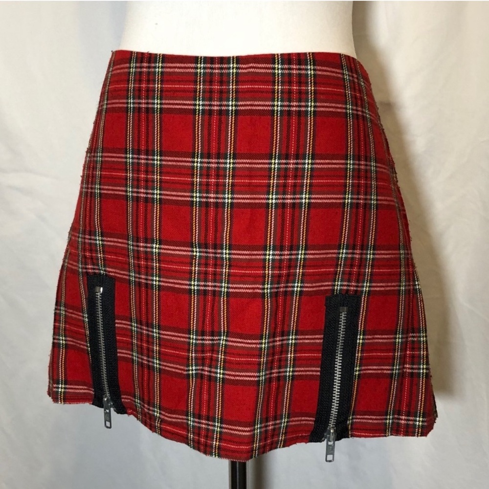 90's Morbid Threads mini skirt